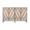 Champagne Deco Buffet Storage Cabinet - Image 4