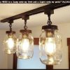 Mason Jar TRACK LIGHTING New Quarts Chain Trio - Image 2