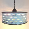 Rustic Farmhouse Chandelier Light Fixture of Chippy Galvanized Metal - Image 14