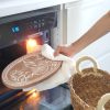 Bread Warmer & Basket Gift Set with Tea Towel - Bird Oval - Image 3
