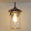 Exterior Outdoor Mason Jar Wall Sconce Light with Vintage Jar - Image 6