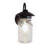 Exterior Outdoor Mason Jar Wall Sconce Light with Vintage Jar - Image 7