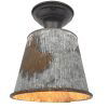 Rusty Barn Farmhouse Flush Ceiling Light
