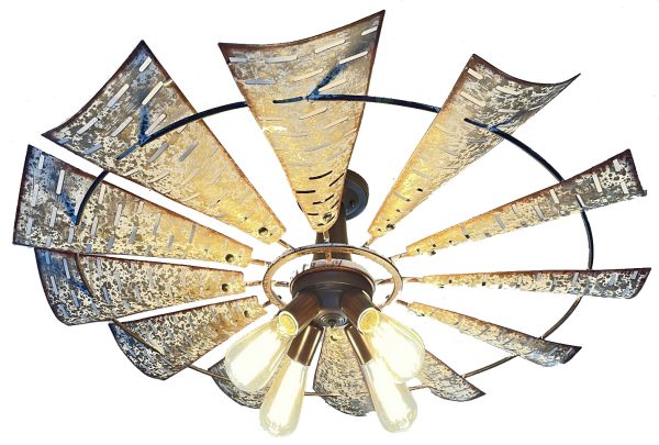 Windmill Light Fixture Farmhouse Ceiling Flush Mount