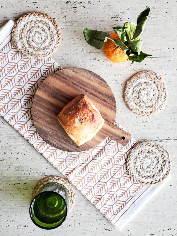 Wooden Round Serving Board Gift Set - Image 2
