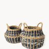 Daya Denim Foldable Basket