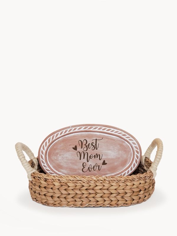 Bread Warmer & Basket - Mom Oval - Image 7
