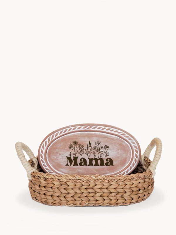 Bread Warmer & Basket - Mom Oval - Image 8